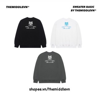 Áo SWEATER BASIC 3.0 (nhiều màu) THEMIDDLE unisex