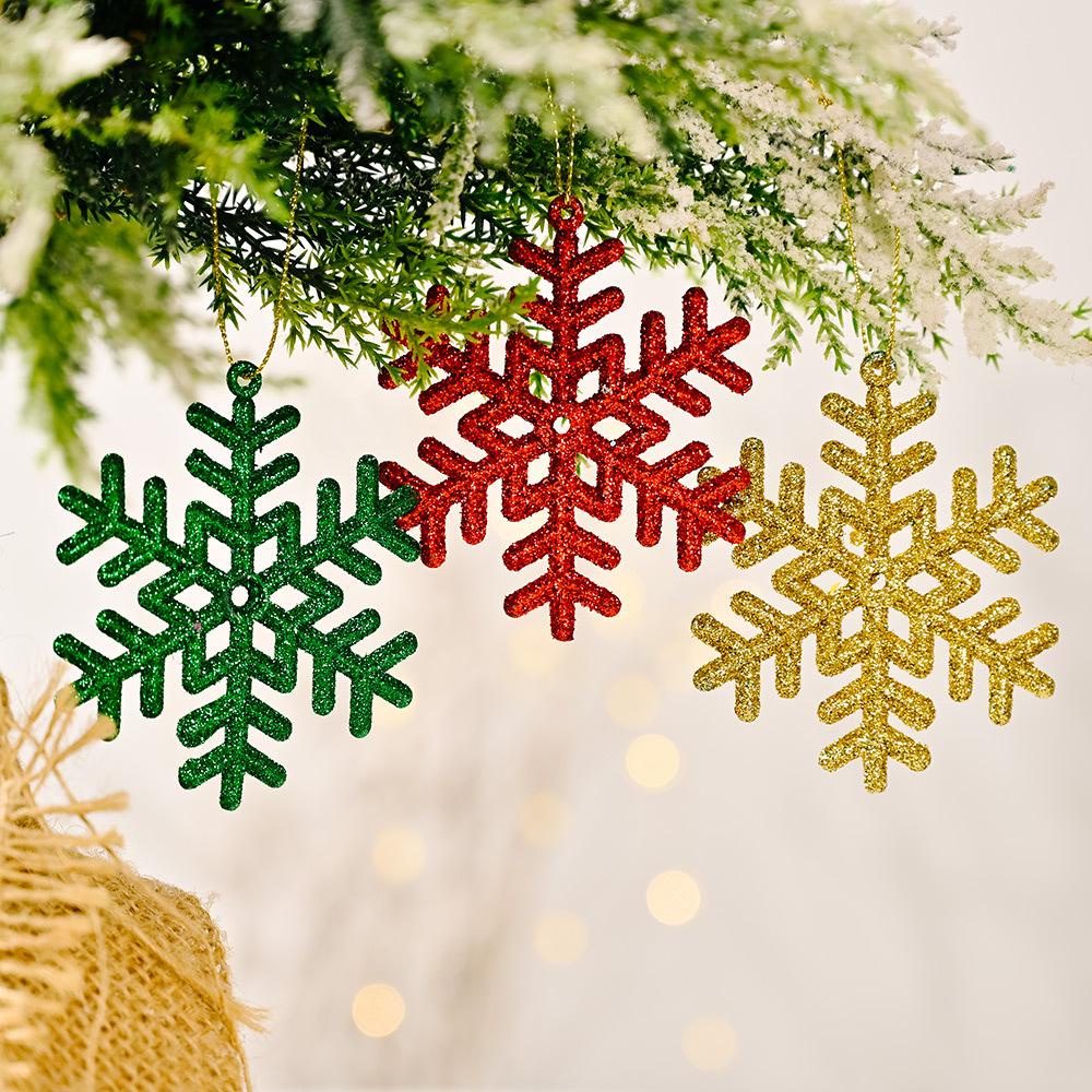 Bông tuyết sắc màu trang trí noel, giáng sinh/ bông tuyết màu nhập khẩu