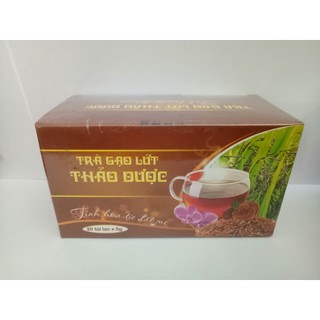 Trà gạo lứt thảo dược Tấn Đạt 40 túi lọc x 5gr