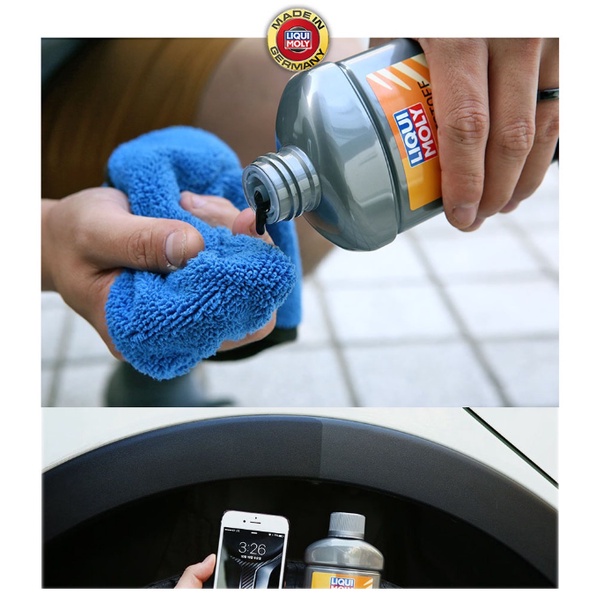 [GIẢM 10%] Phục hồi nhựa nhám Liqui Moly Kunststoff Wie Neu 1552 va SOnax 255241 cho xe máy, xe oto
