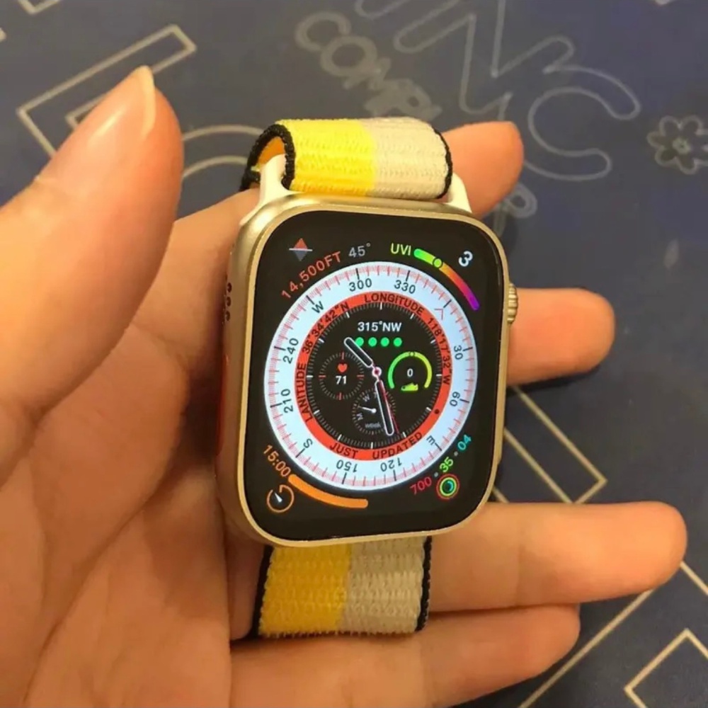 Đồng Hồ Thông Minh H10 ULTRA Viền Titan Bản Cao Cấp Mới Nhất 2022