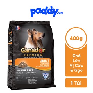 [400g] Thức Ăn Hạt Cho Chó Ganador vị Cừu & Gạo