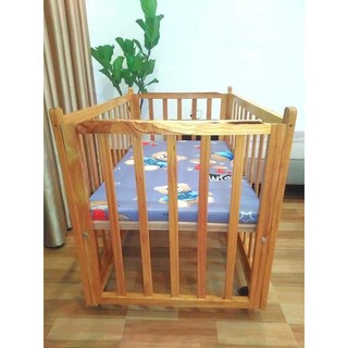 Cũi trẻ em và đệm cũi sơ sinh (tặng ga đệm êm ái)
