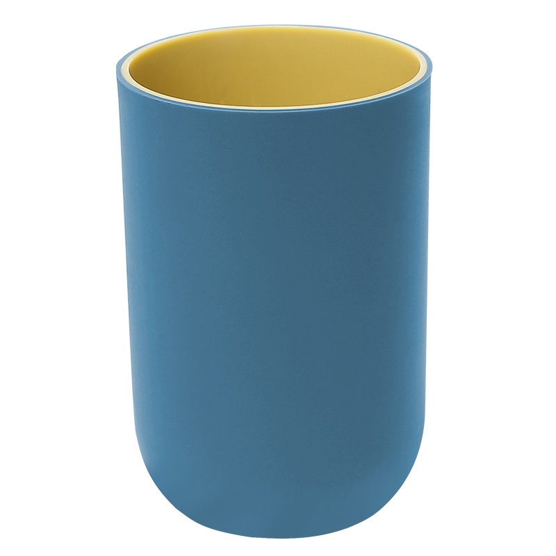 Cốc Uống Nước Thon Tròn Cao Cấp (2 Lớp Màu) - Ly Đánh Răng Cao Cấp