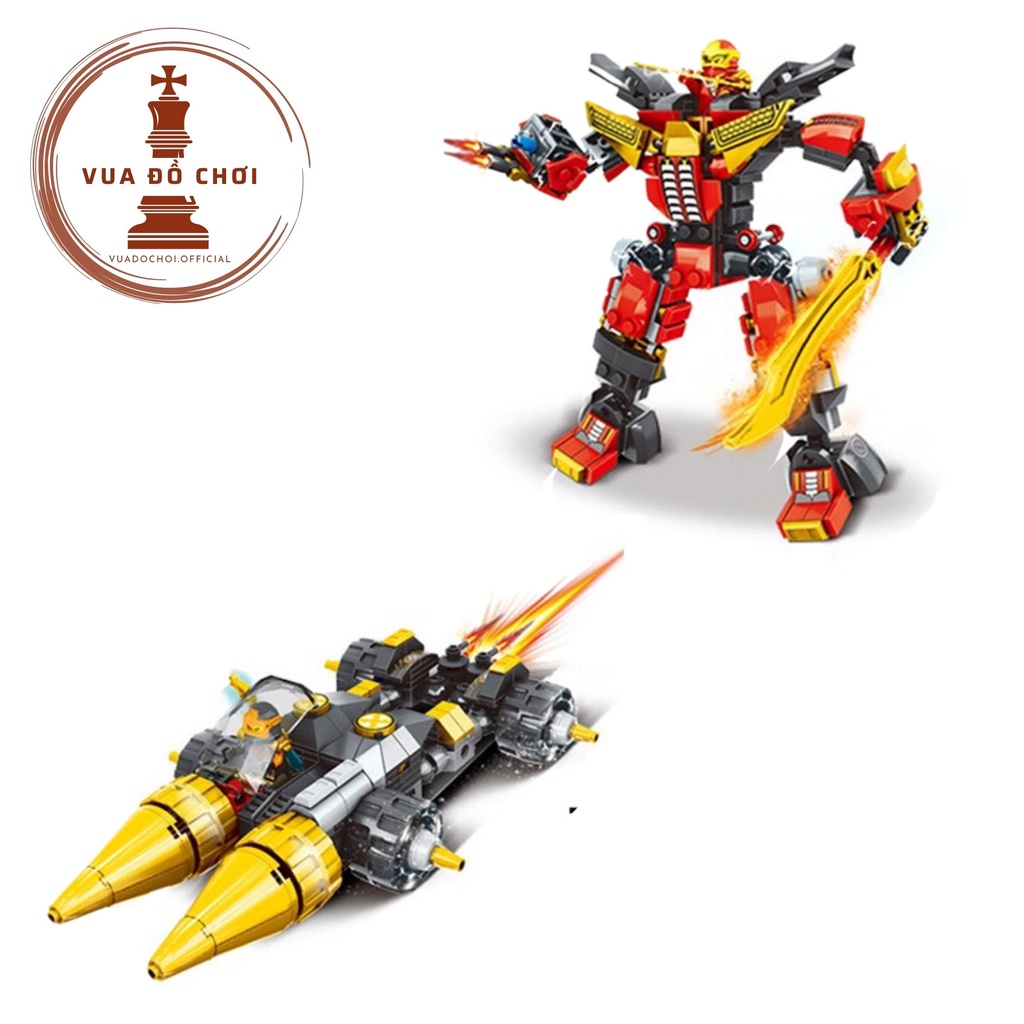 Đồ chơi lắp ráp Ninjago quái xế 234 PCS . Xếp hình mô hình người máy Ninjago, xe đua ninjago. xếp hình chiến giáp sắt.