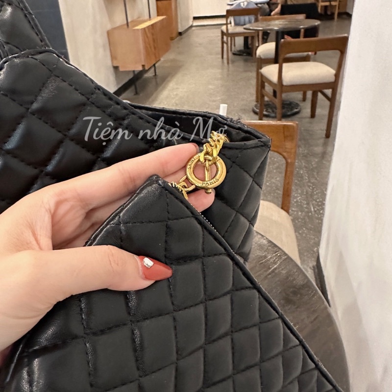 Túi Ys.L trần trám bigsize chất da dày mịn kèm ví cùng loại, tag logo to chuẩn xịn, bigsize 35x38cm