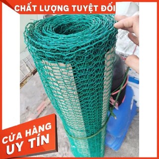 1 Cuộn lưới sắt bọc nhựa mắt cáo lưới sắt mắt cáo quây chuồng