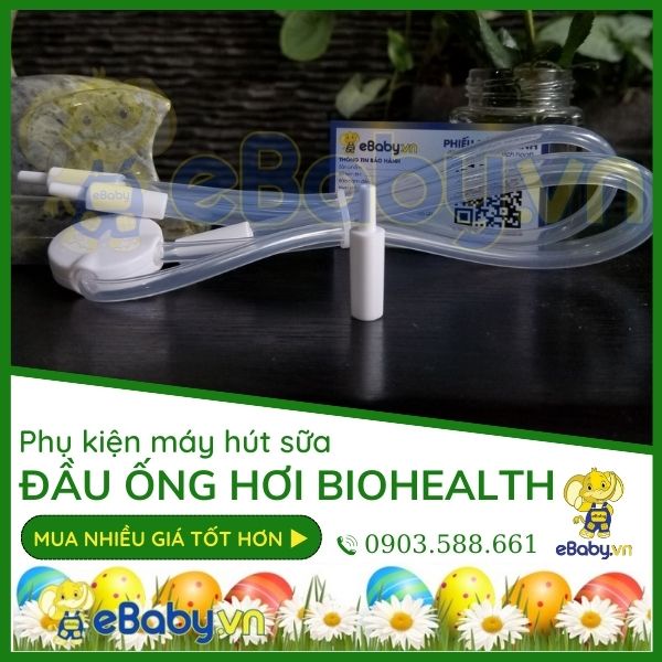 GIẮC CẮM DÙNG CHO MÁY HÚT SỮA BIOHEALTH_Dùng cho máy hút sữa BioHealth ĐƠN & ĐÔI - Đầu nối dây máy hút sữa