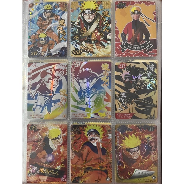 Thẻ nhân vật Naruto ( R - SSR )