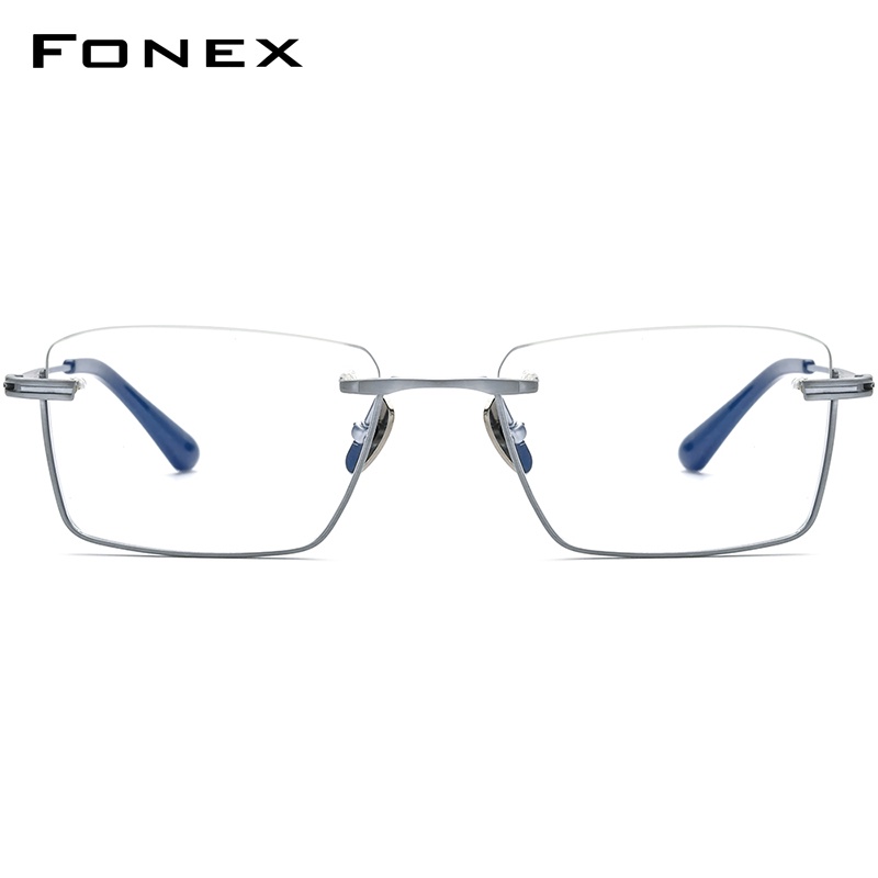 Mắt Kính Gọng Vuông Bằng Titan Thời Trang 2022 DTX-416