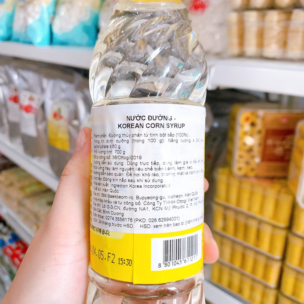 KOREAN CORN SIRUP - NƯỚC ĐƯỜNG- 700ML
