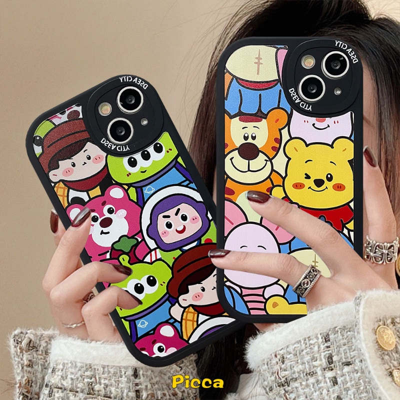 DISNEY Ốp Điện Thoại Họa Tiết Hoạt Hình Toy Story Cho IPhone 11 13 12 14 Pro MAX XR 7 8 6 6s 14 Plus X XS MAX SE 2020
