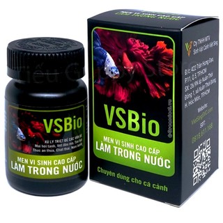 Men vi sinh vs bio 80g nguyên seal - làm trong nước hồ cá - mr fish