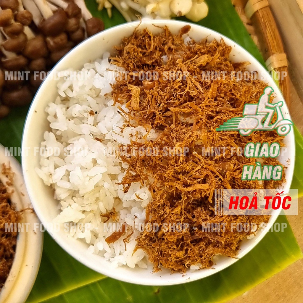 Chà Bông Nấm Hương ( Ruốc Nấm Đông Cô ) - Túi HCK 500Gr