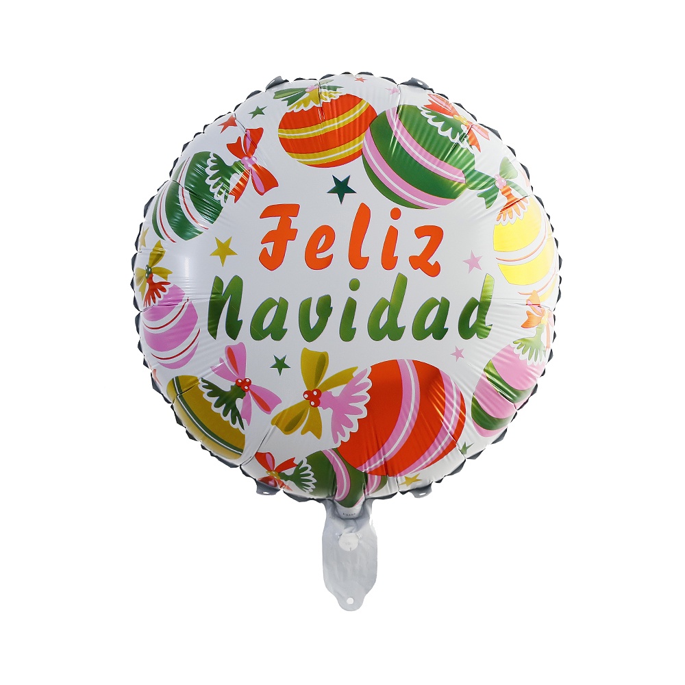 Set 5 Bong Bóng Lá Nhôm 18 inch Trang Trí Giáng Sinh Năm Mới