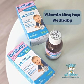Vitamin tổng hợp cho bé Well Baby chính hãng UK 150ml Bố Honey