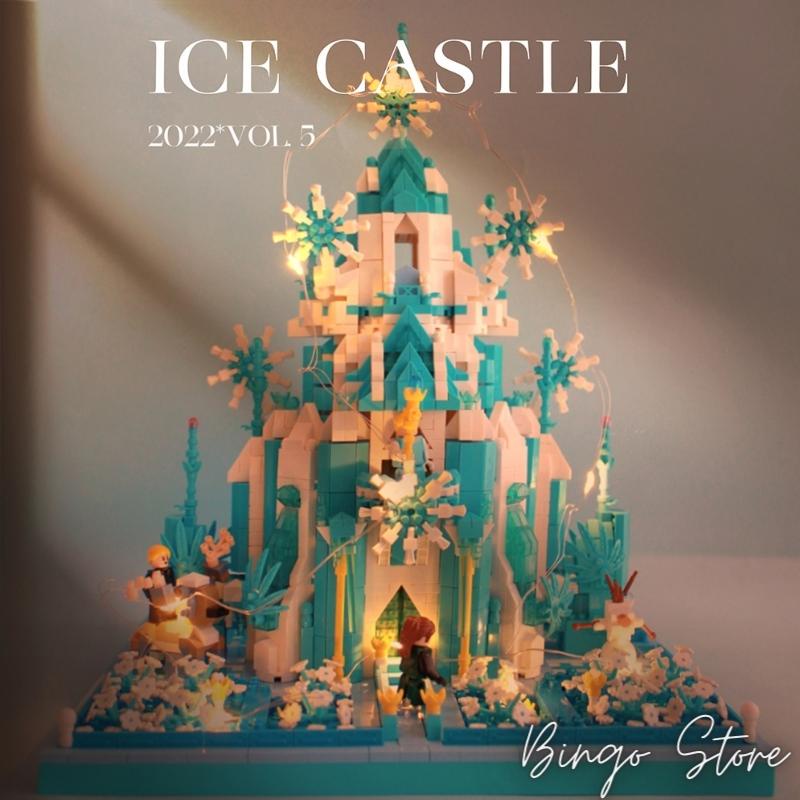 MÔ HÌNH ĐỒ CHƠI LẮP RÁP LÂU ĐÀI TUYẾT 3386+ CHI TIẾT