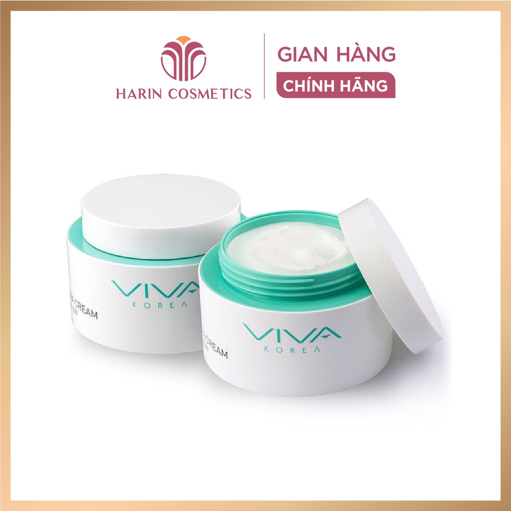 Kem nở ngực Viva Korea Cream 100ml, kem tăng kích thước vòng 1 Hàn Quốc chống chảy xệ làm mịn vùng ngực Harin Cosmetics