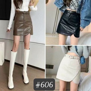 Chân váy da kèm đai đủ màu