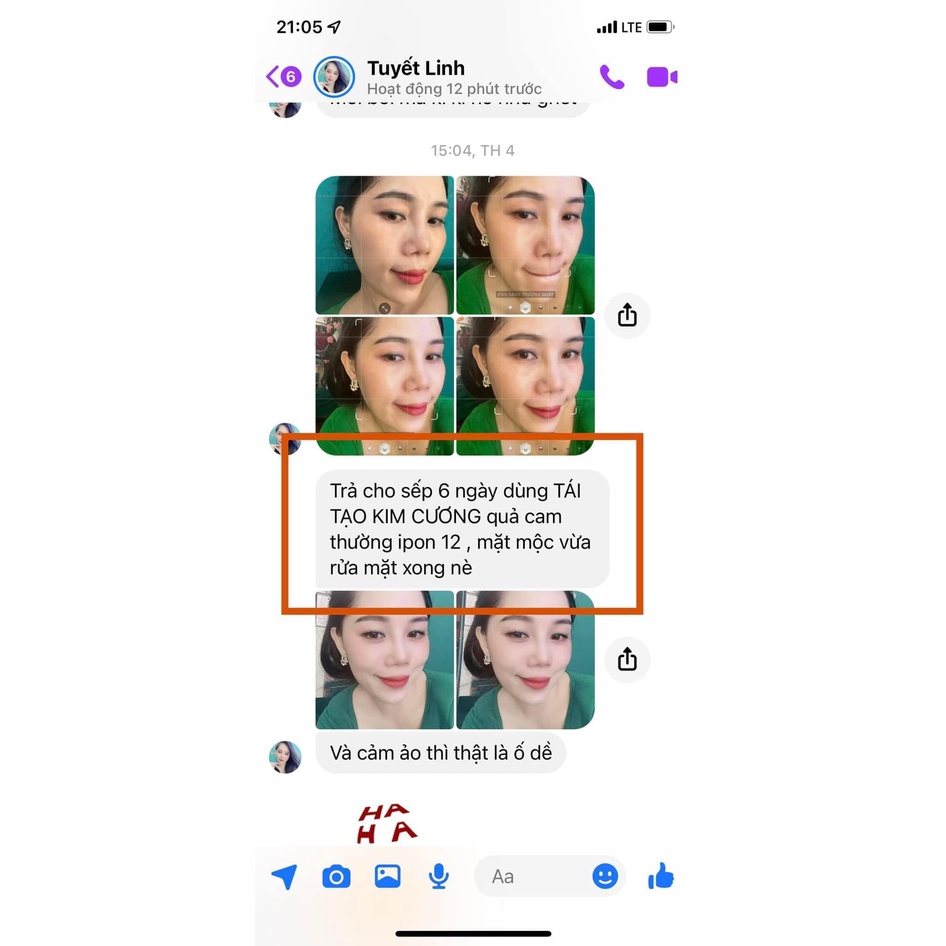 Kem tái tạo kim cương Chamomileskill - Whitening cream Diamond