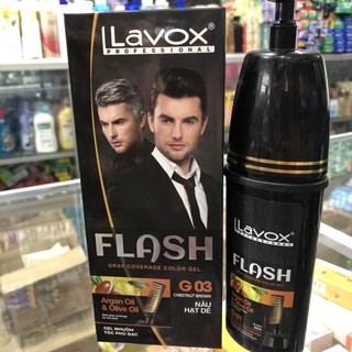 Gel Lược Gội Phủ Bạc Tóc Lavox 150ml