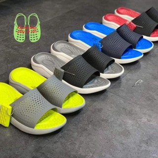 Dép quai ngang Cross Slide nam nhiều màu chất liệu Literide êm chân, đi mưa