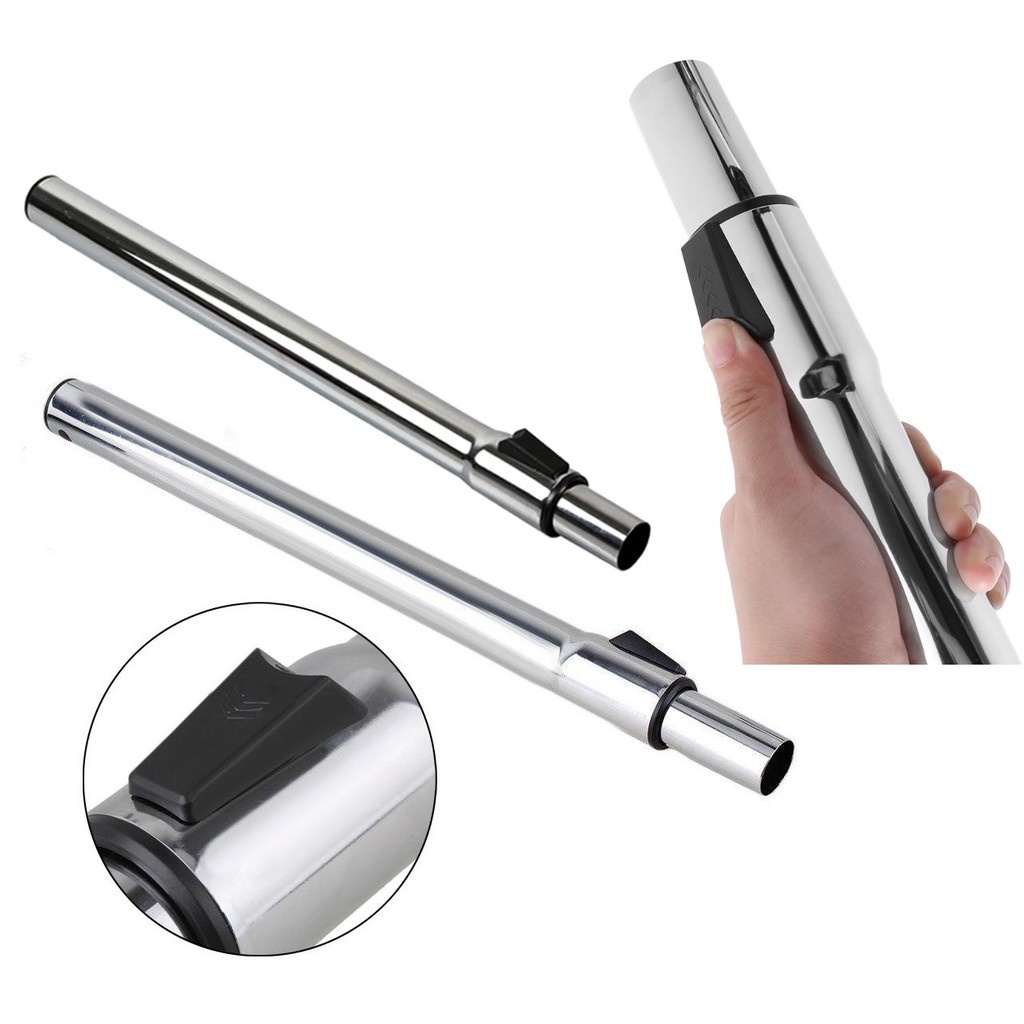 Thanh nối dài ống hút bụi Inox 32mm và 35m, Ống dẫn hướng inox máy hút bụi 30L-60L