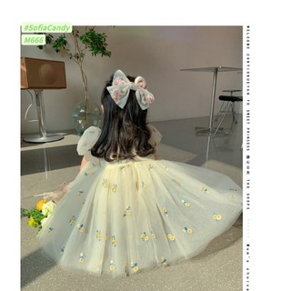 ĐẦM REN THÊU HOA SOFIA CANDY