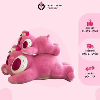 Gấu bông dâu tây Losto, thú bông Losto nằm mềm mịn cao cấp - Chip Chip Shop