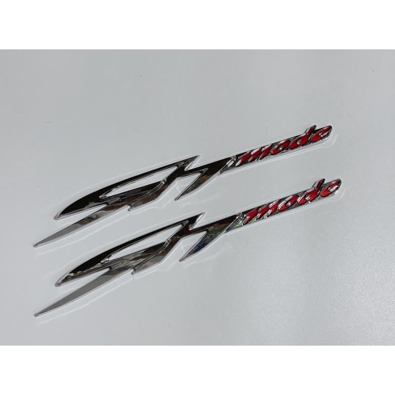 Cặp tem xi chữ Shmode SH Mode có sẵn keo dán, thay thế chữ zin trên xe