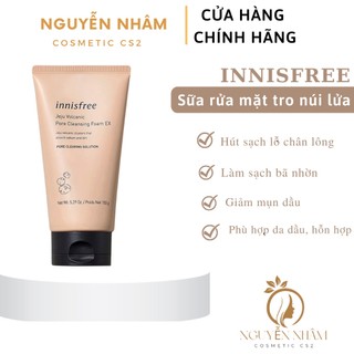 Sữa Rửa Mặt 💖FREESHIP💖 Sữa Rửa Mặt INNISFREE Núi Lửa Jeju Volcanic Pore Cleansing Foam 150ml