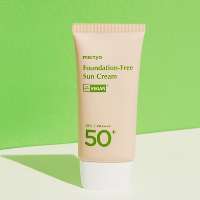 Kem chống nắng nâng tông che khuyết điểm Manyo Foundation-Free Sun Cream 50ml MA:NYO