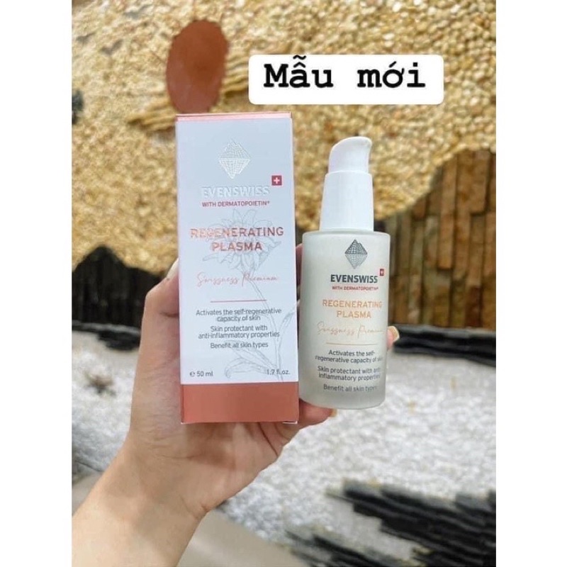 Huyết Tương Siêu Phục Hồi Da EVENSWISS PLASMA REGENERATING 50ml