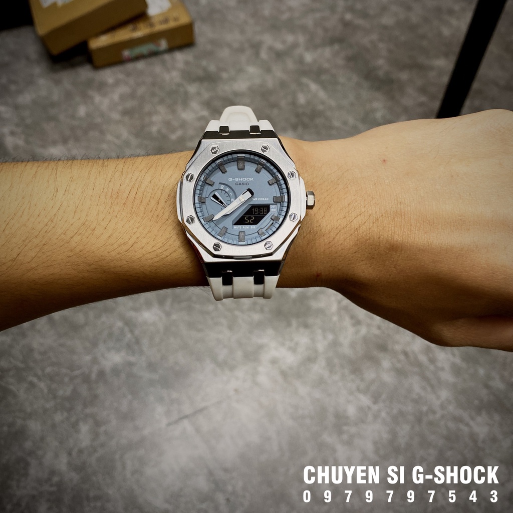 Đồng hồ nam G-SHOCK GA-2100-1A Custo Rainbow Gen 5 Camouflage | GA-2100 Custom Gen 5 | GA2100 Custom | Full phụ kiện