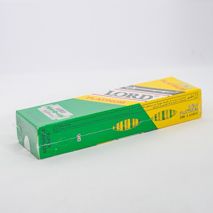 Dao Lam Lord 1 Cây 200 Lưỡi Vỉ dao lam cạo dâu Sắc Bén Chính Hãng