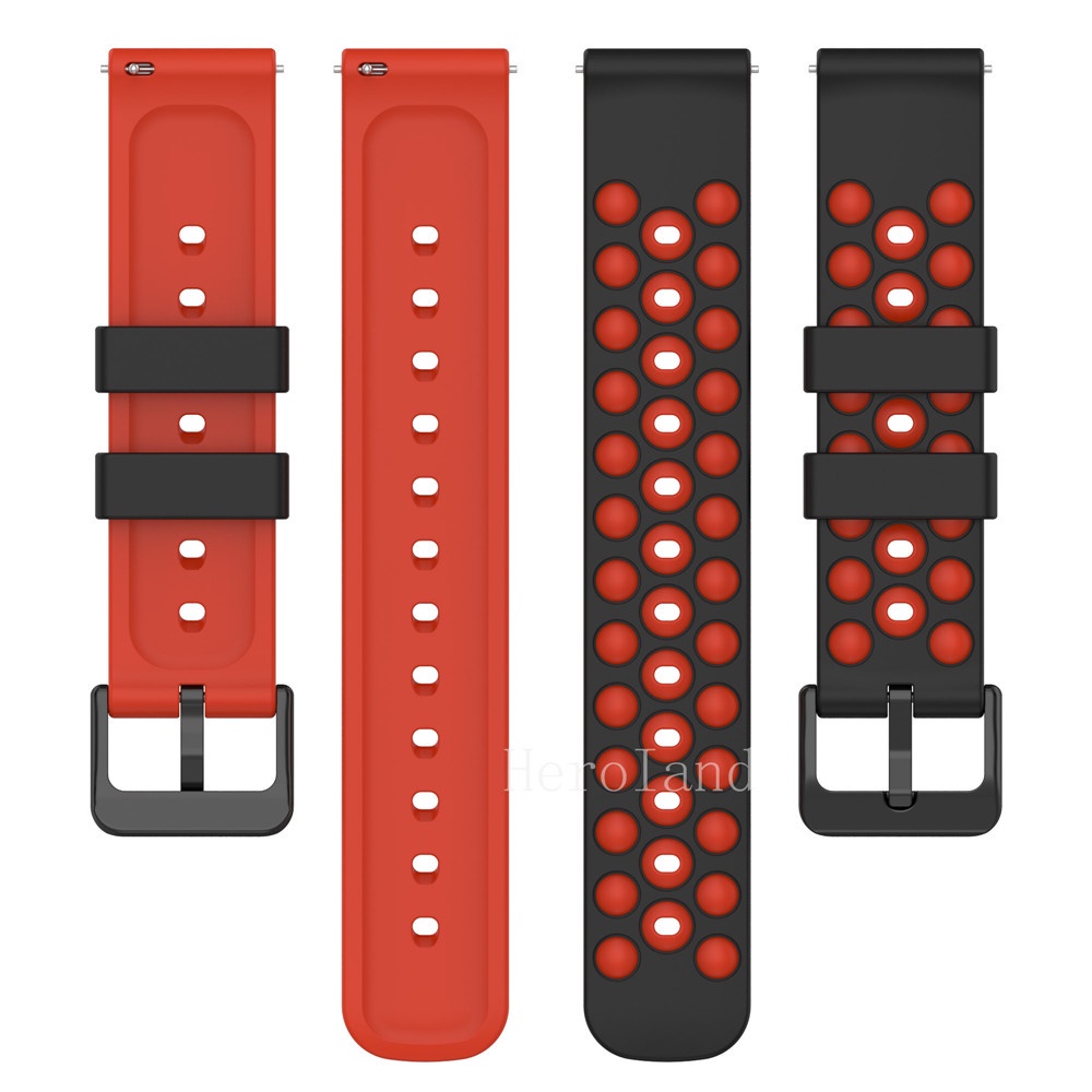 Dây Đeo Silicon 20mm Cho Đồng Hồ Thông Minh Huami Amazfit Bip U / Bip Lite GTS4 Mini 3 3Pro