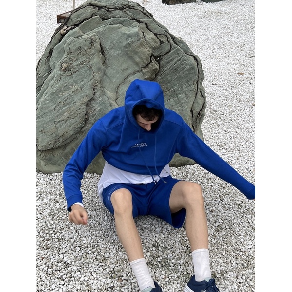 Áo Hoodie Unisex Xanh Coban 100% Cotton THELASTSEVEN - Áo SBCC Blue Hoodie nam nữ