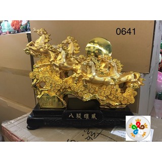 Tượng ngựa phong thủy mạ si vàng bóng, quà tặng, khai trương, doanh nghiệp, cửa hàng mang lại may mắn tài lộc