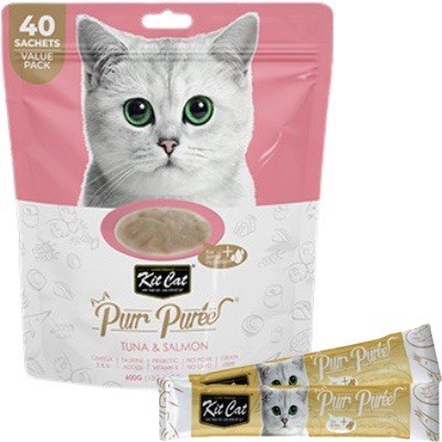 Súp thưởng KitCat Purr Puree (Sale cận Date) cao cấp dành cho mèo túi 40 thanh - Halopetshop