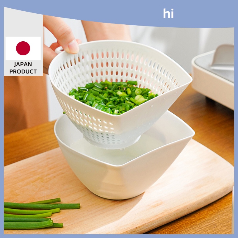 Rổ Đựng Tỏi Gừng / Rau Củ Quả Dung Tích Lớn Có Chia Ngăn Cho Tủ Lạnh