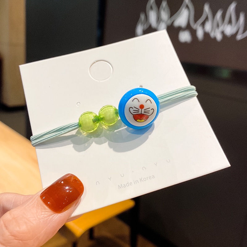 ※NOON※ 1pc random 1 Dây Cột Tóc Hình Gấu Hoạt Hình Phong Cách Hàn Quốc