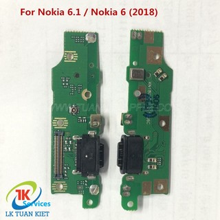 Cụm sạc nokia 6 2018, nokia 6.1 / cụm chân sạc + mic nokia 6.1 , nokia 6 2018