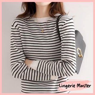 Image of [ LINGERIE MASTER ] - (T-48) Sweater Soft Knit Import Long SLeeve - Atasan Rajut Pakaian Wanita