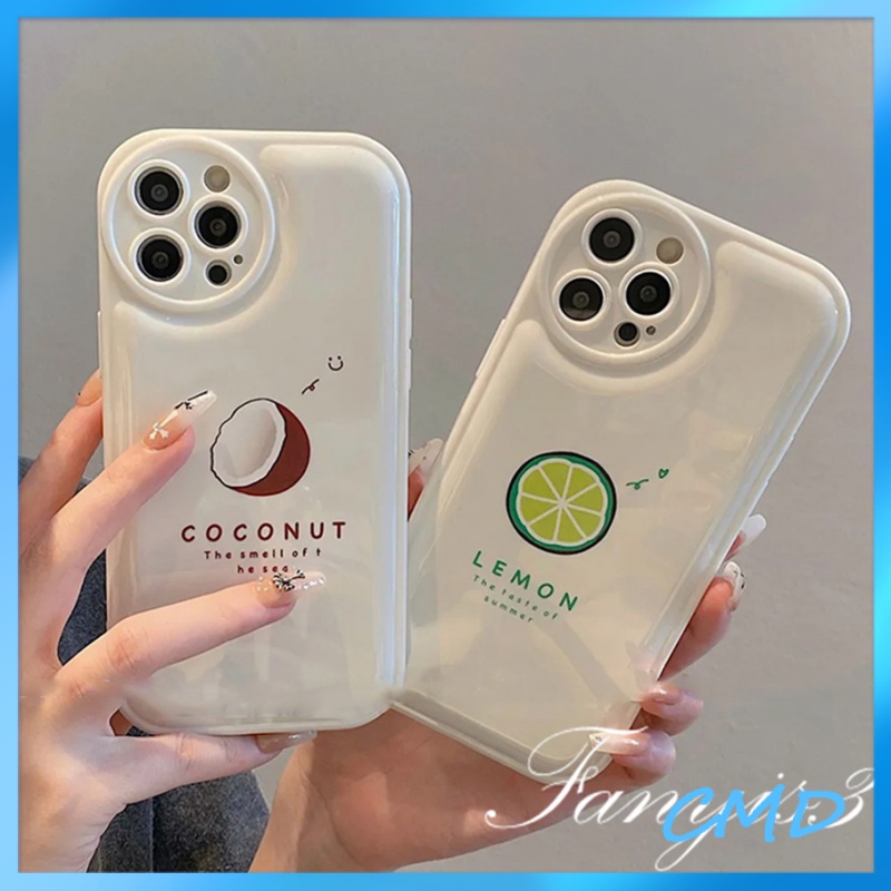 Ốp Điện Thoại Mềm Hình Quả Chanh Cho iPhone 14 13 12 11 pro Max X XR XS Max 8 7 6 6s Plus se 2020-5015