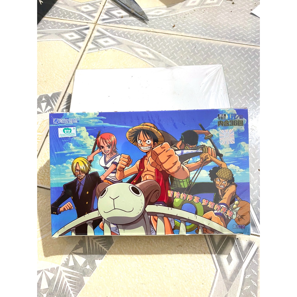 3 Mẫu Gói 5 Ảnh Thẻ Nhân Phẩm One Piece Pack Card In Hình Nhân Vật Anime Chính Hãng Toei Animation - Vua Hải Tặc