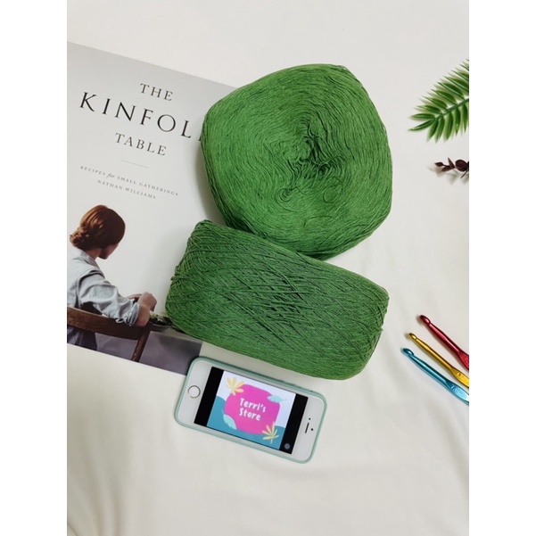 Yarn - Sợi Linen pha Cotton - Sợi Chập - Cỡ sợi từ 0.6mm ~ 0.8mm - Đan móc áo váy mùa hè