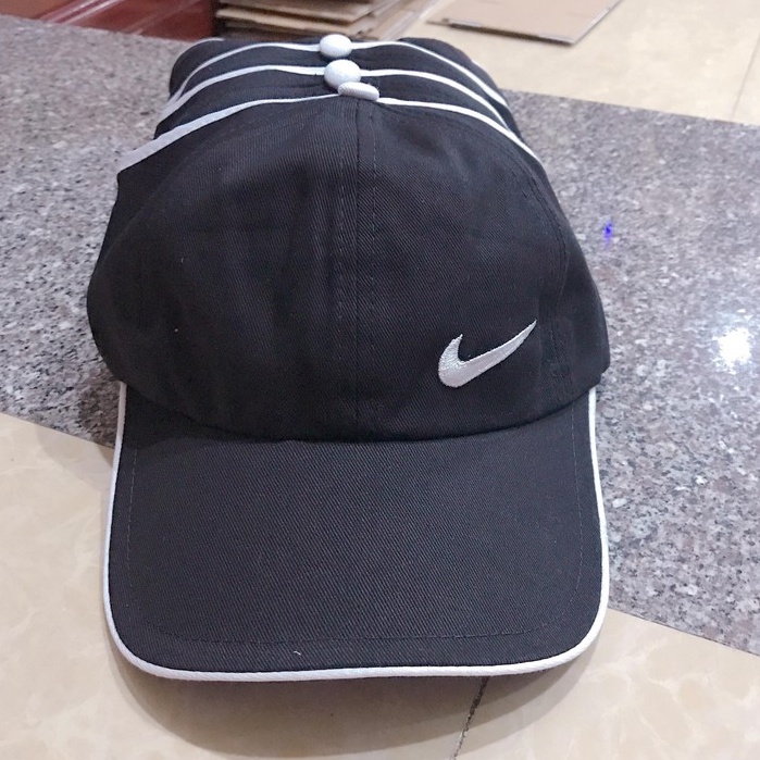 NÓN TENNIS THỜI TRANG NỬA ĐẦU MÀU ĐEN