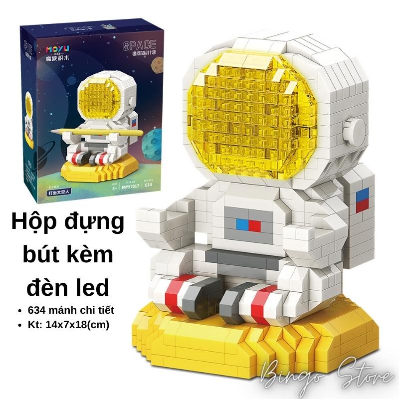 BỘ SƯU TẬP MÔ HÌNH LẮP RÁP HỘP BÚT PHI HÀNH GIA KÈM ĐÈN LED