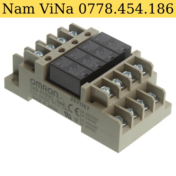 [Xuất vat] Rơ le khối . G6B-47BND