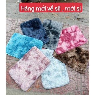 [THANH LÝ] Thảm lau chân , thảm chân xù lông dài mềm mại êm giữ nhiệt tốt KT 40x60cm giá 16500đ